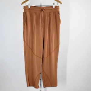 FREE PEOPLE MOVEMENT ribbed straight leg pants Sz M NEW